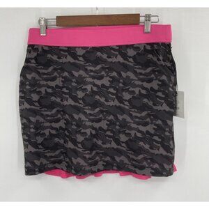 Belyn Key Ruffle Camo Skort Pink Panther Collection Women Small Pickleball New
